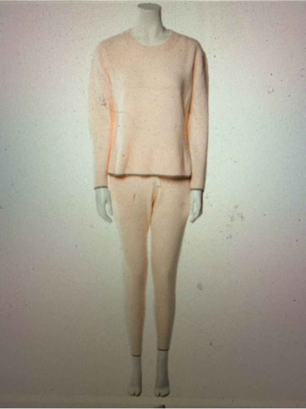 Cashmere Lounge wear pajamas in Pale Pink